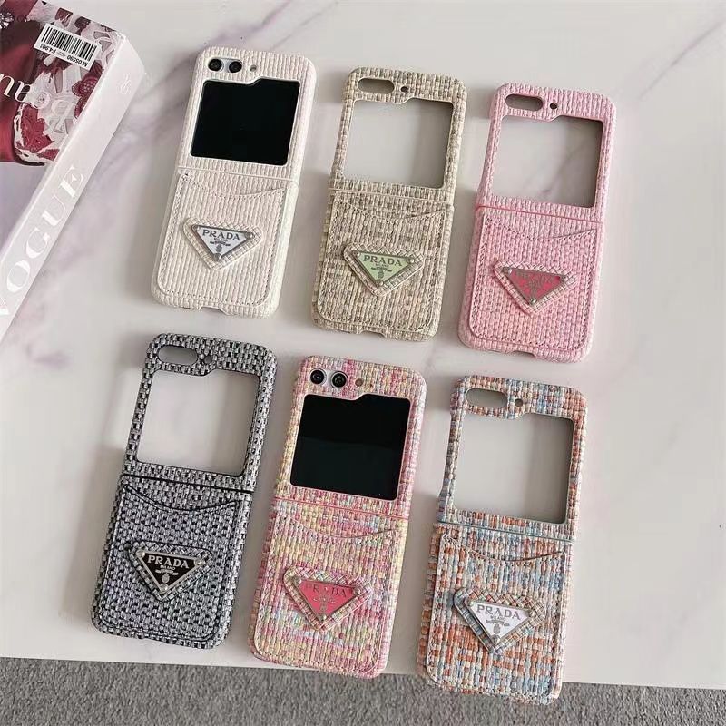 Triangle Logo Card Case for Galaxy Z Flip