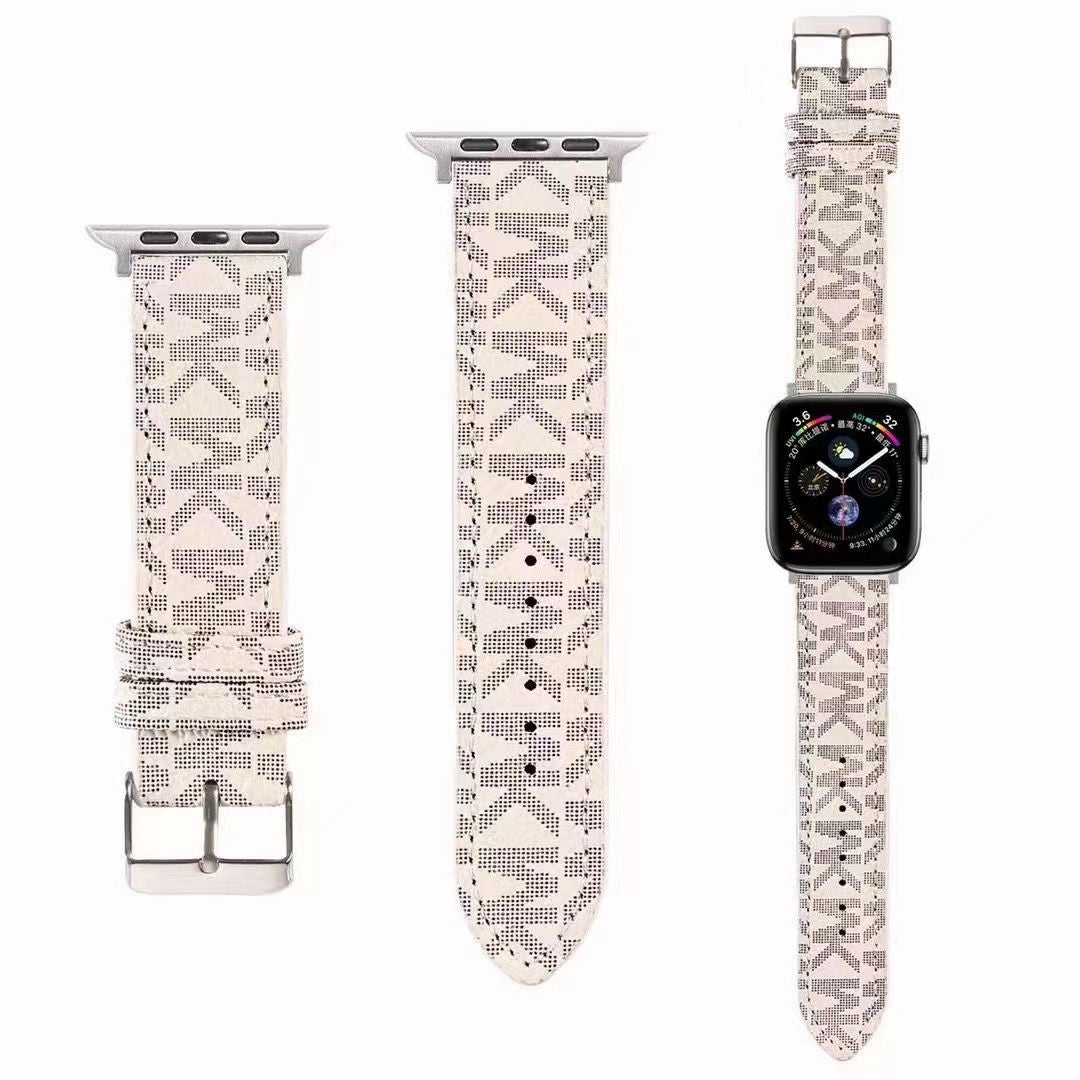 Leather Full Embossed Apple Watch Band