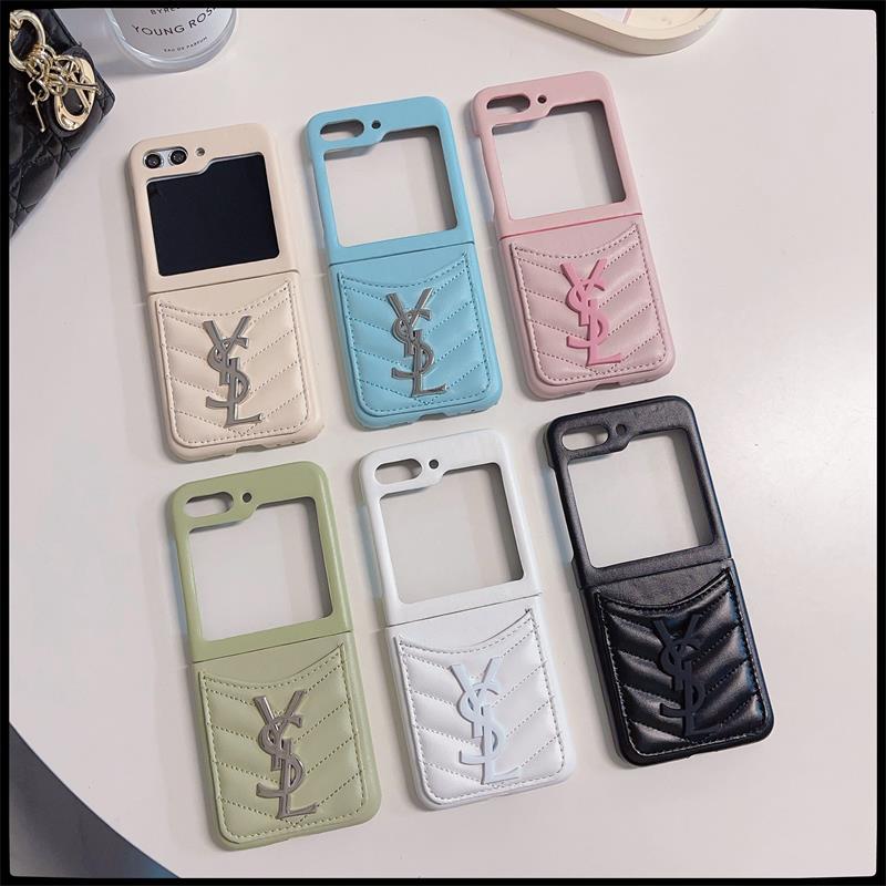 Leather Fashion Card Case for Galaxy Z Flip