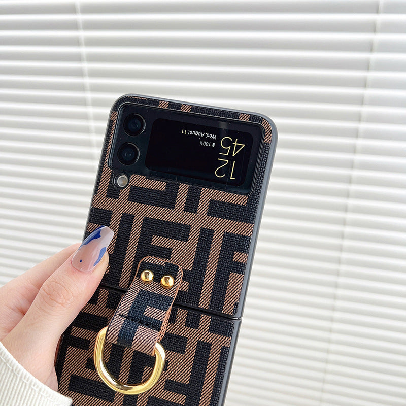 Fashionable Canvas Flip Case