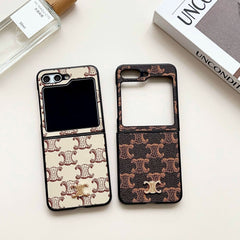 Embossed Fashion Leather Flip Case