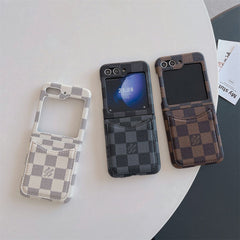 Checkerboard Card Case for Galaxy Z Flip