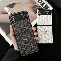 Fashion Leather Case for Galaxy Z Flip