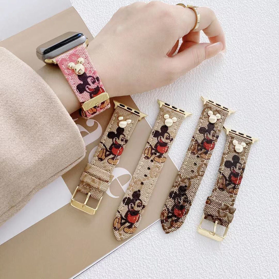 Cartoon Metal Embroidery Apple Watch Band