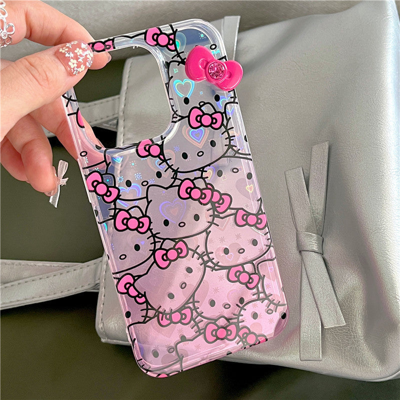 Cute laser cartoon case