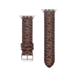 Leather Full Embossed Apple Watch Band