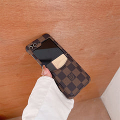 Checkerboard Card Case for Galaxy Z Flip