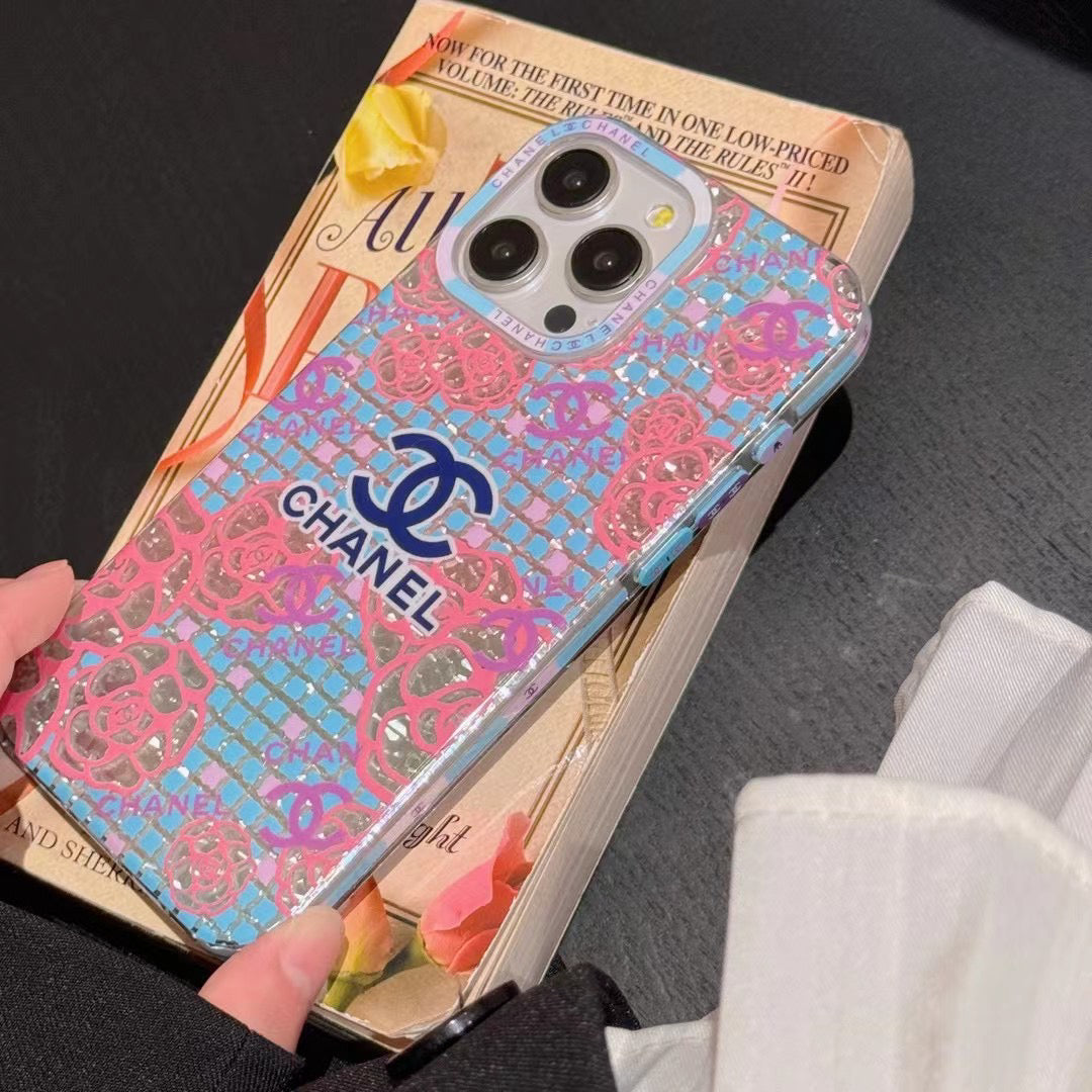 Luxury Shell Pattern Floral Case