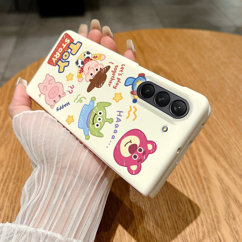 Cute Cartoon Silicone Fold Case