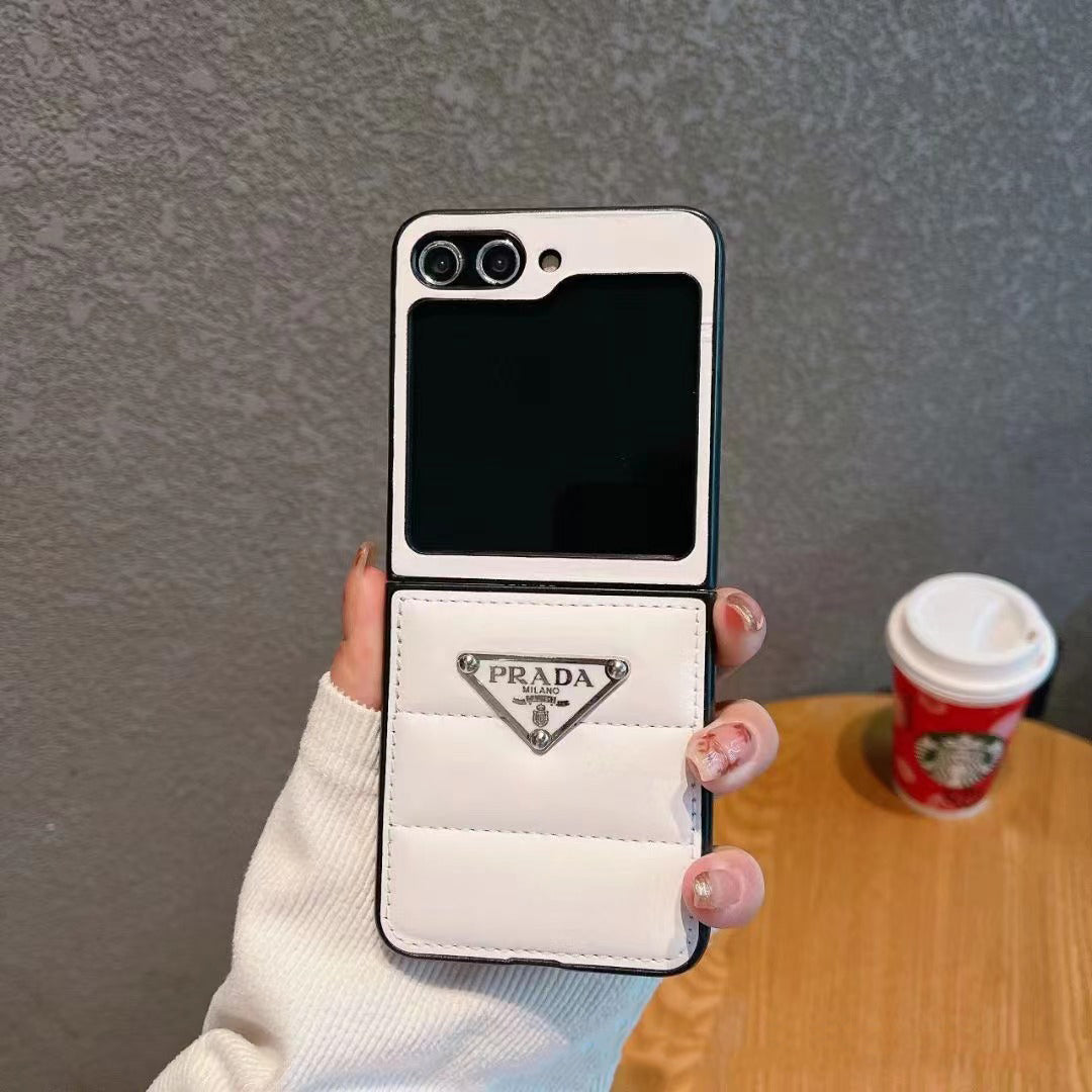 Soft Air Cushion Triangle Logo Flip Case