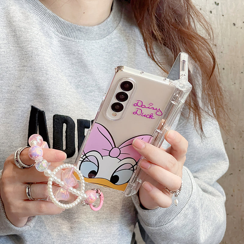 Cute cartoon silicone Fold Case