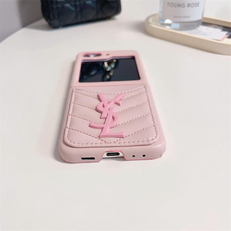 Leather Fashion Card Case for Galaxy Z Flip