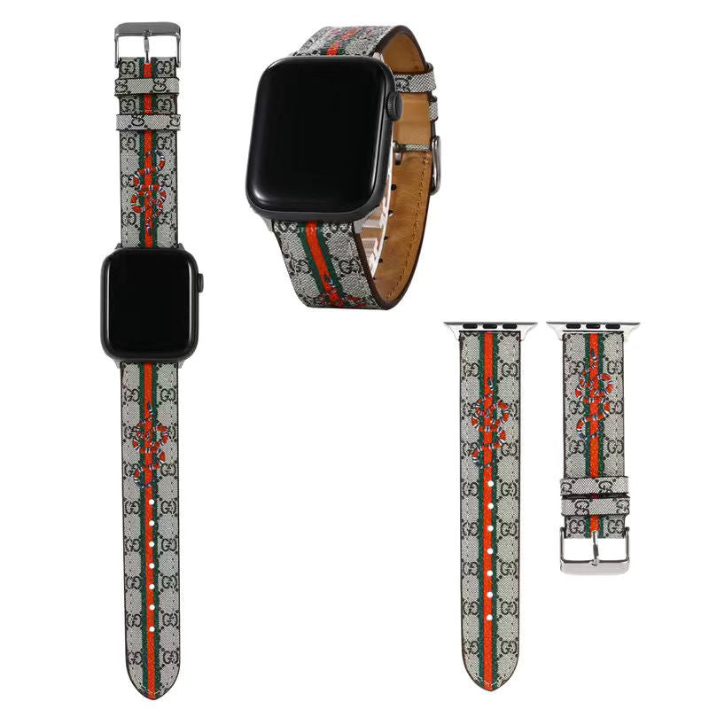 Retro Bee Pattern Apple Watch Band