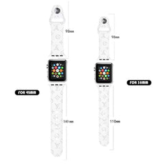 Silicone Embossed Soft Apple Watch Band