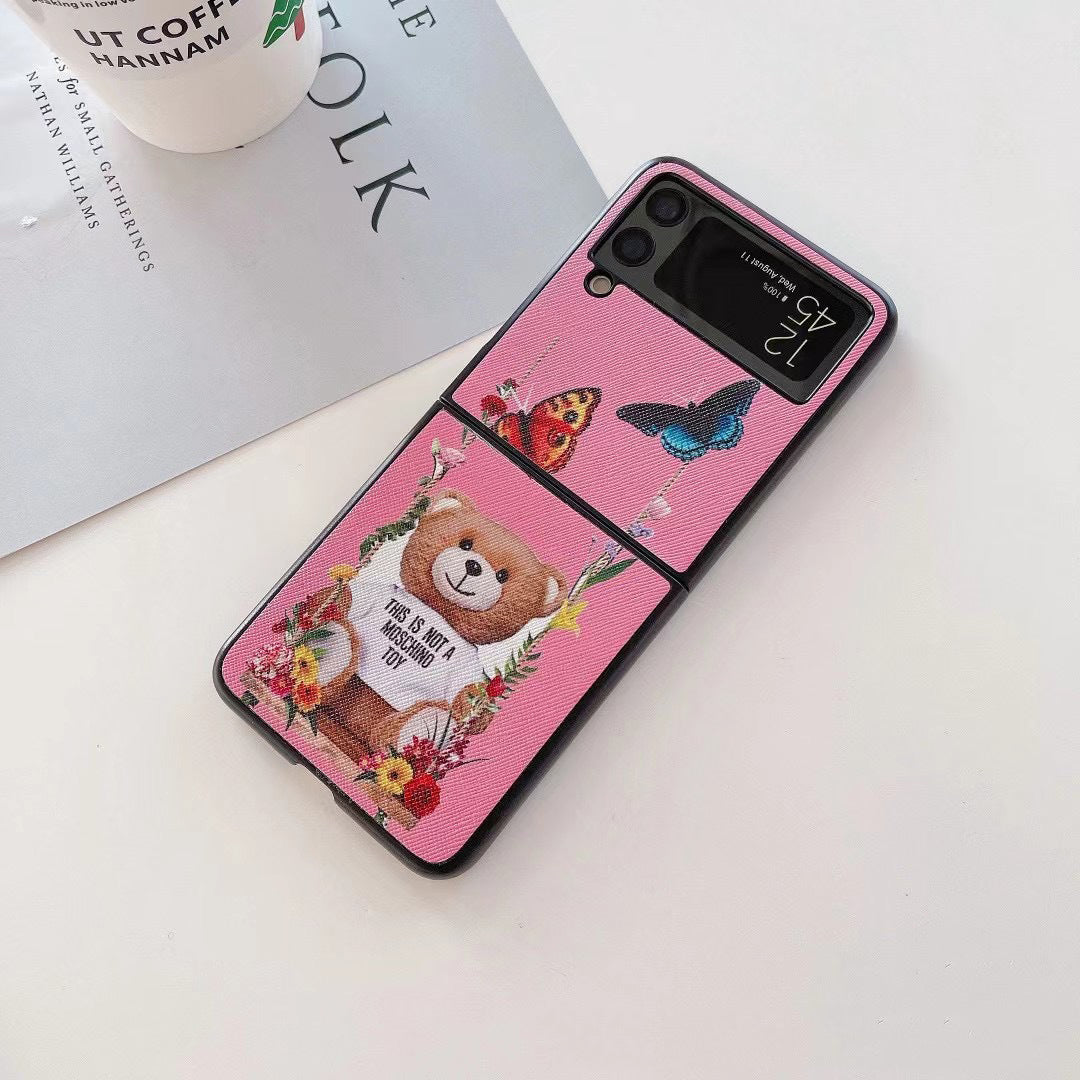 Trendy Bear Case for Galaxy Z Flip