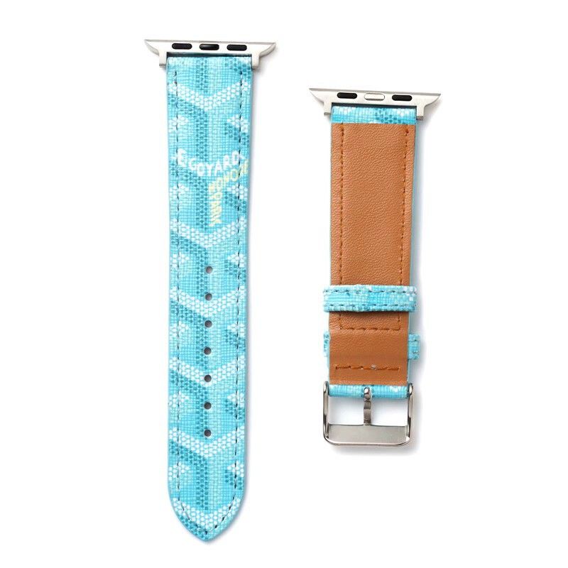 Trendy embossed leather Apple Watch Band