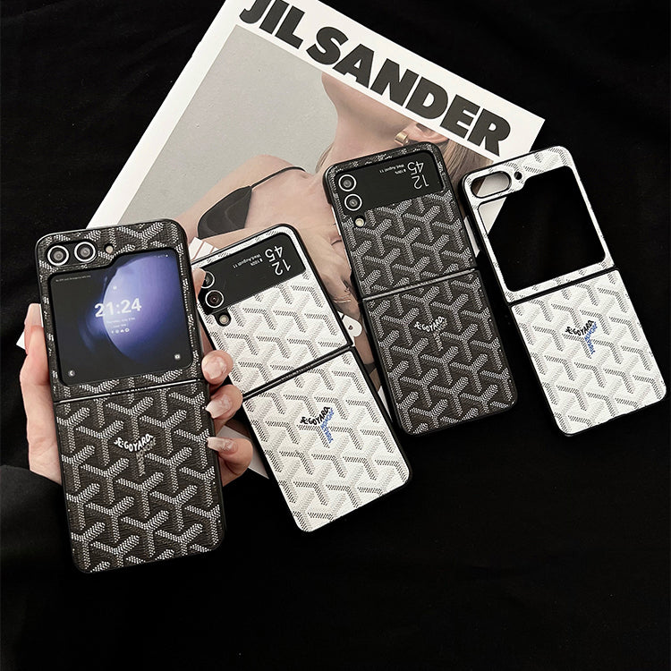 Fashion Leather Case for Galaxy Z Flip