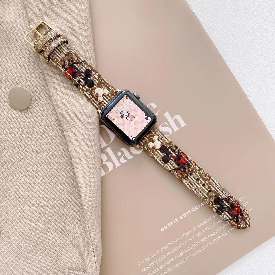 Cartoon Metal Embroidery Apple Watch Band