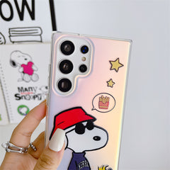 Laser cartoon silicone case