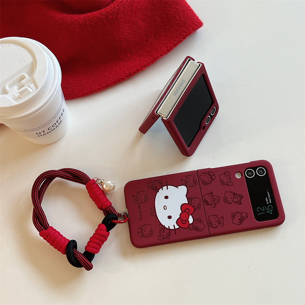 Cute Cartoon Silicone Flip Case