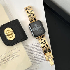 Embossed Metal Apple Watch Band