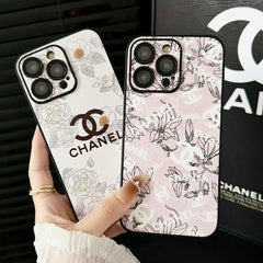 Cute leather floral case