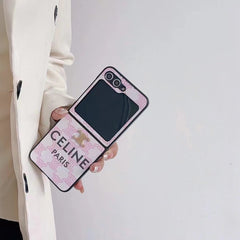 Cute Arc de Triomphe Pink Case for Galaxy Z Flip