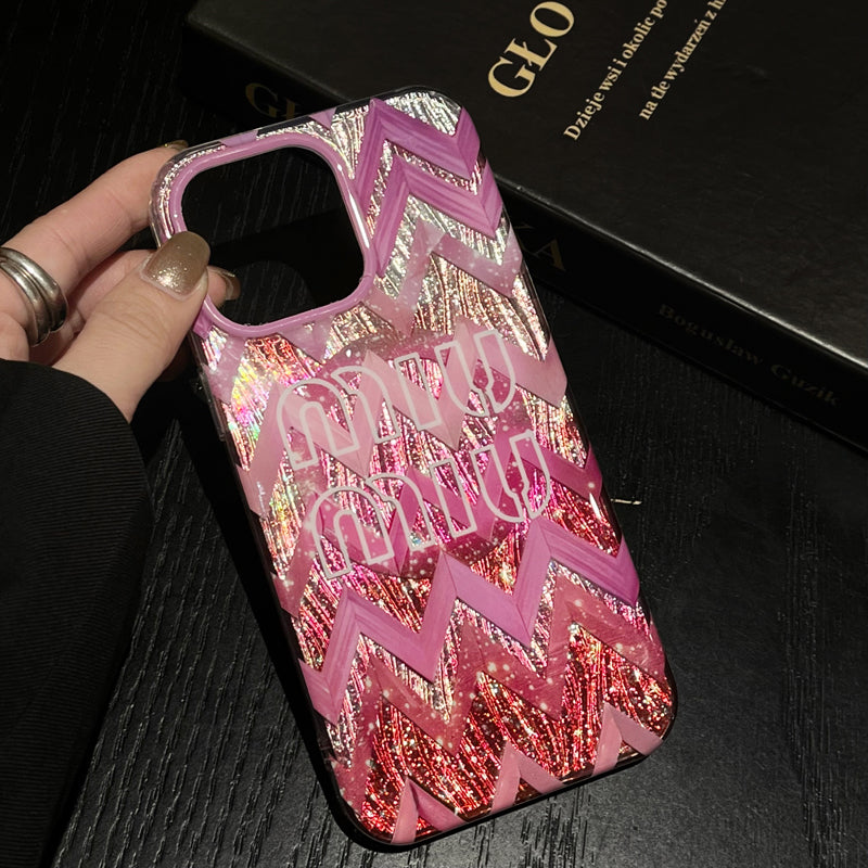 Luxury sequined magnetic case