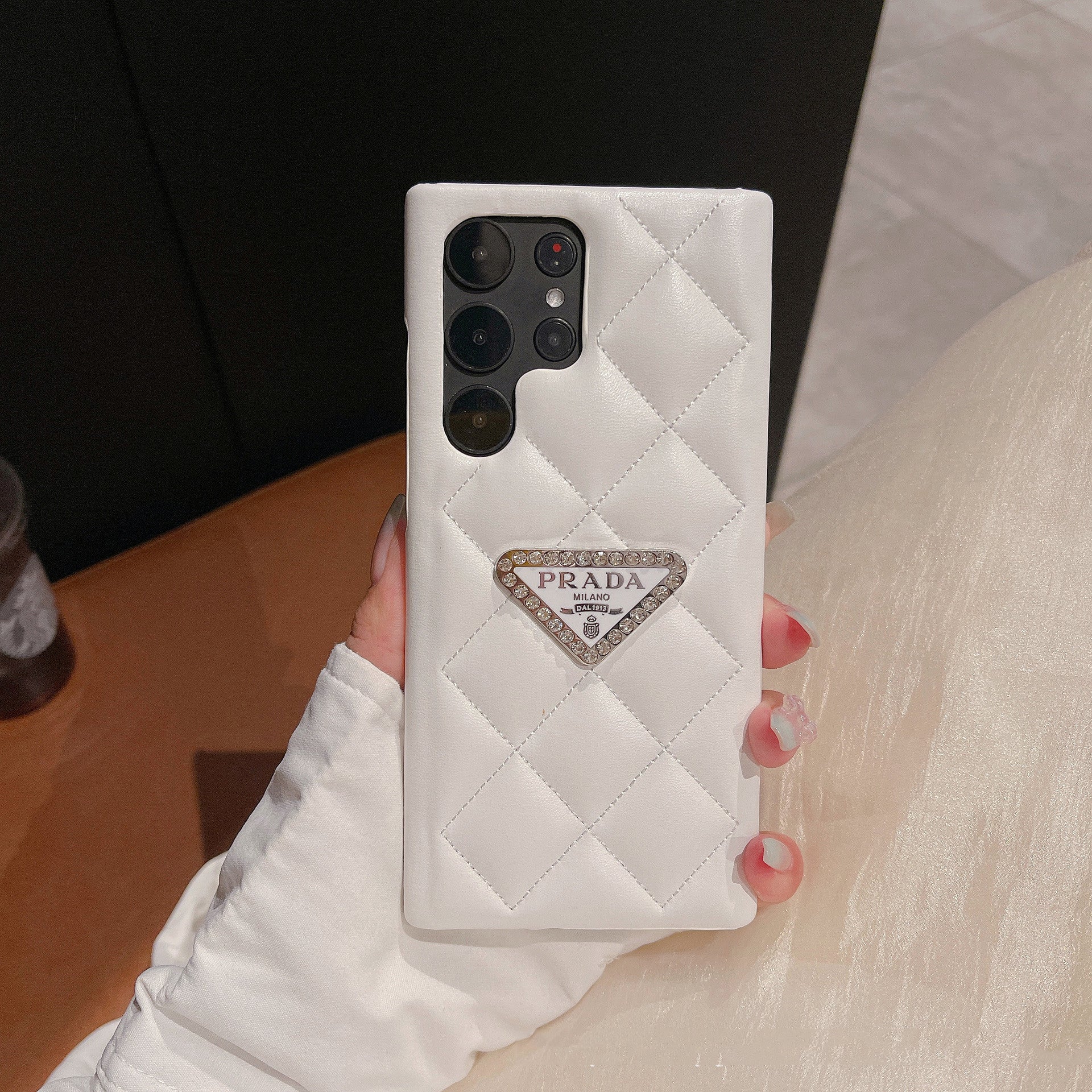 Diamond leather case