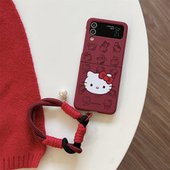 Cute Cartoon Silicone Flip Case