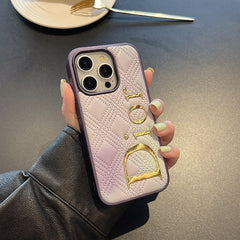 Laser gradient leather case