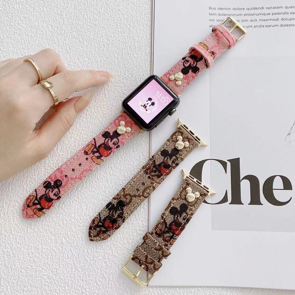 Cartoon Metal Embroidery Apple Watch Band