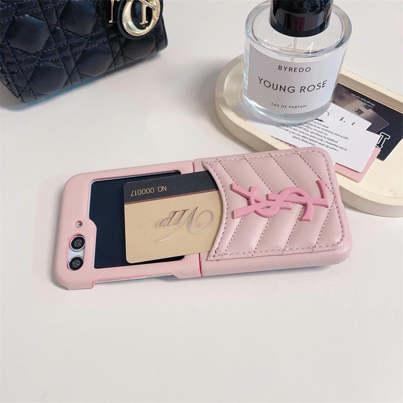 Leather Fashion Card Case for Galaxy Z Flip