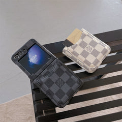 Checkerboard Card Case for Galaxy Z Flip