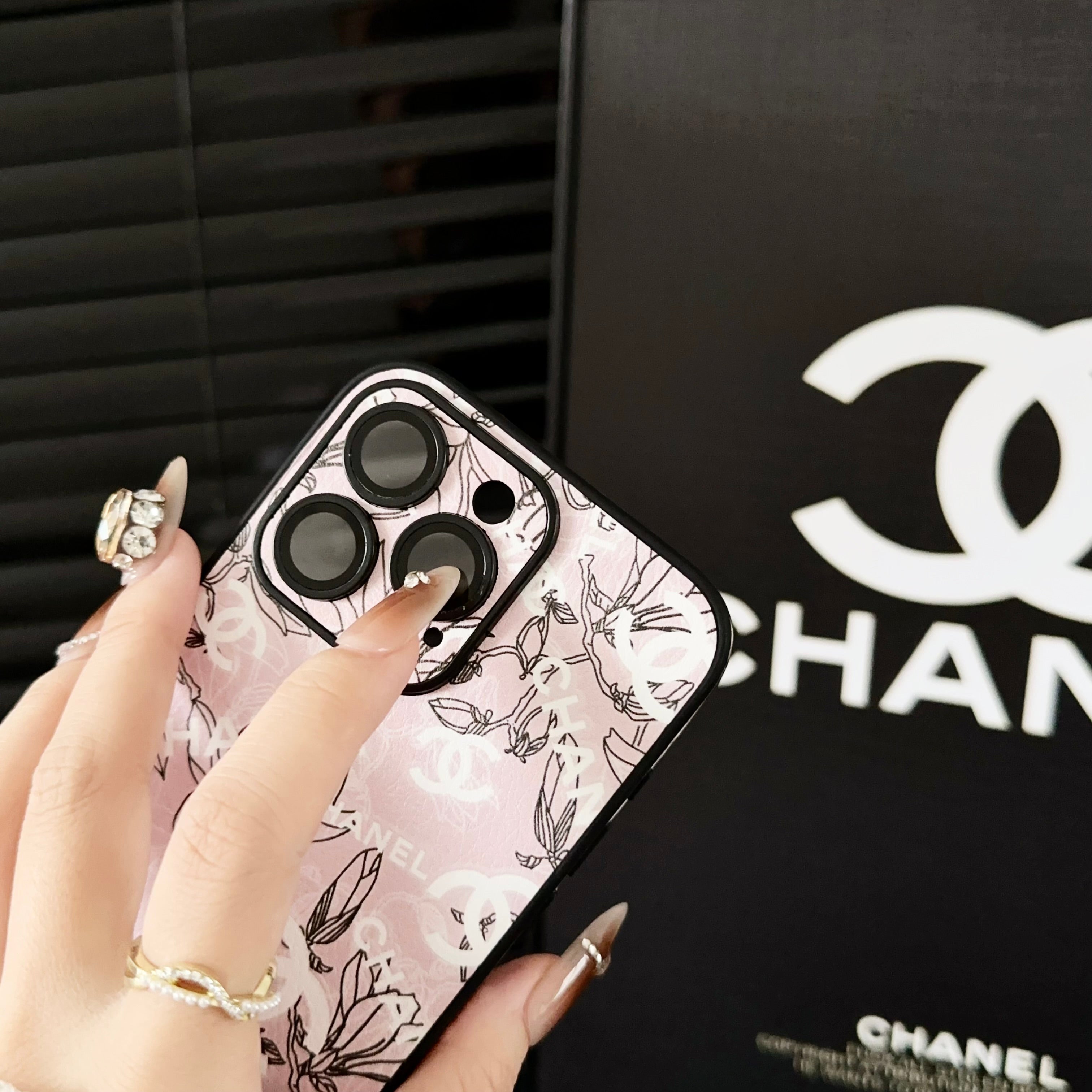 Cute leather floral case