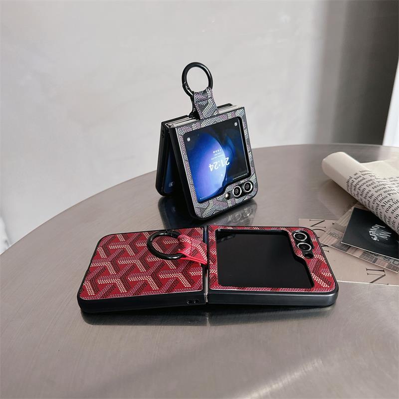 Electroplating Ring Case for Galaxy Z Flip