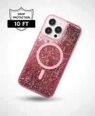 Pink Glitter MagSafe Phone Case