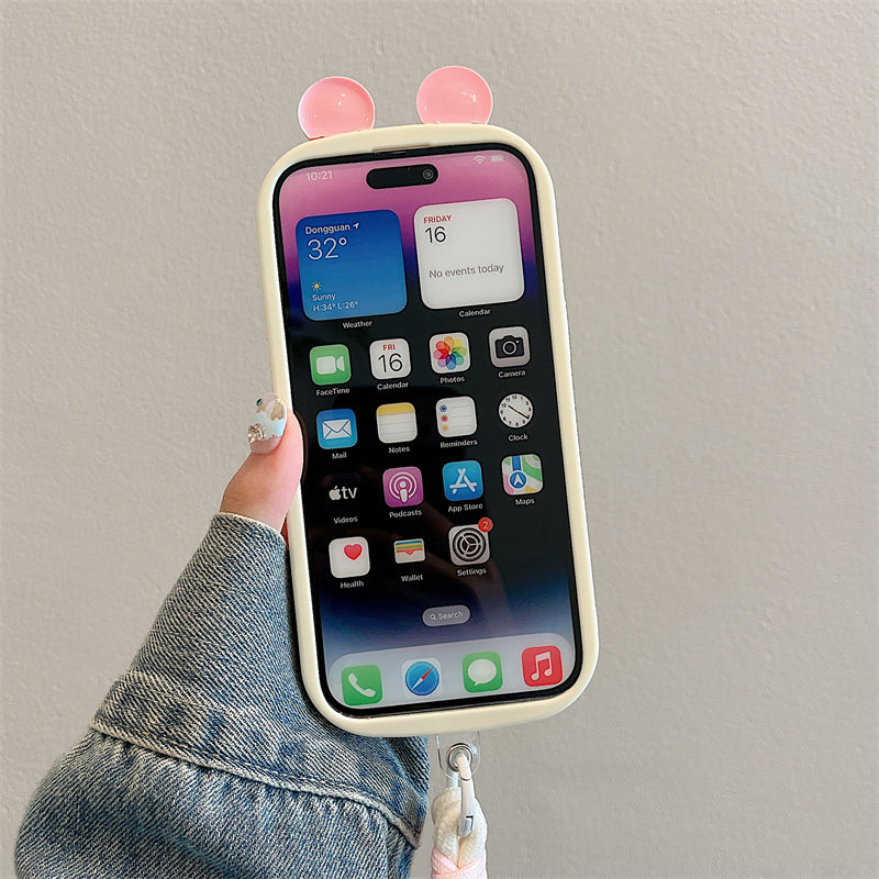 Quicksand Cute Silicone Case