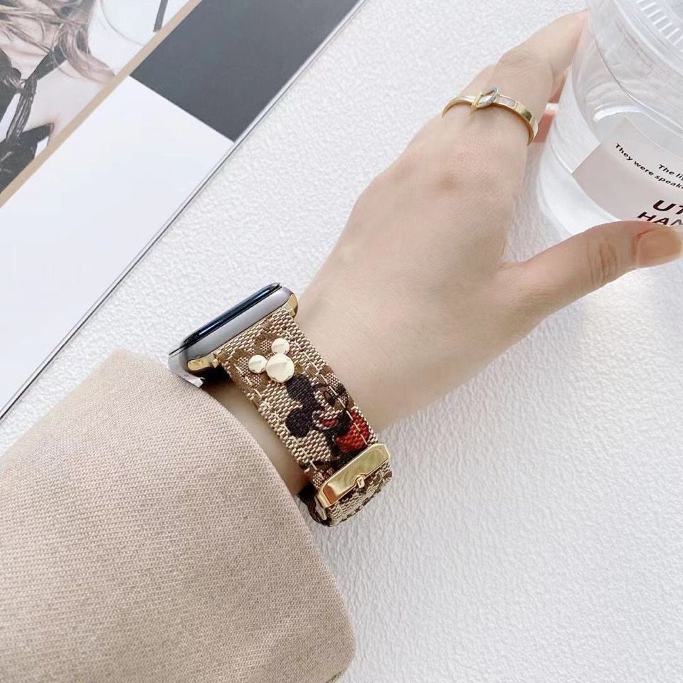 Cartoon Metal Embroidery Apple Watch Band