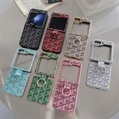 Electroplating Ring Case for Galaxy Z Flip