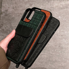 Cross-body Leather Card Case