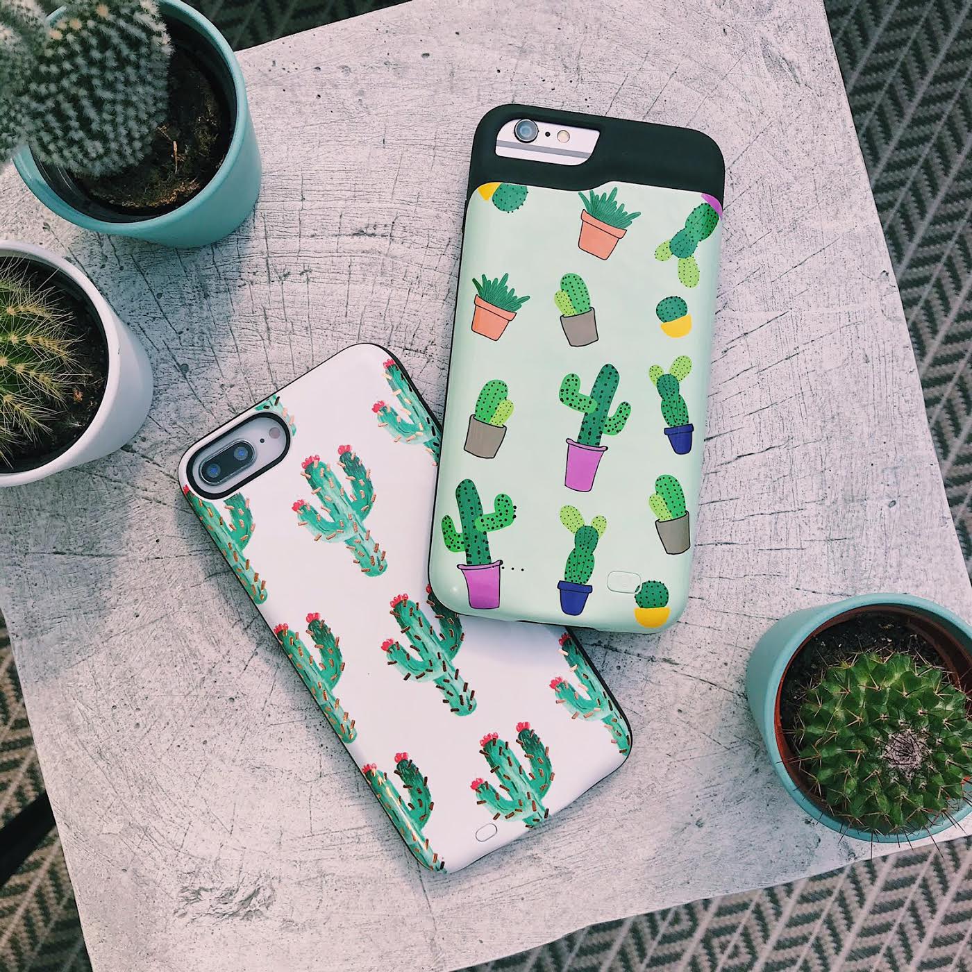 Cactus Battery Power Phone Case