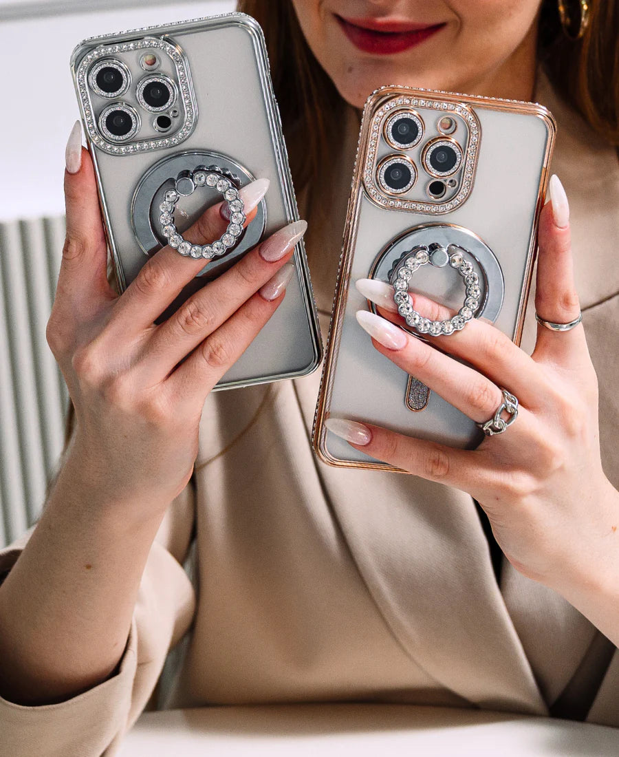 Silver Glam MagSafe Phone Case