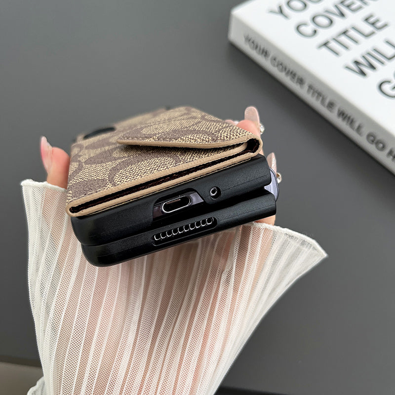 Retro Leather Card Holder Wallet Fold Case