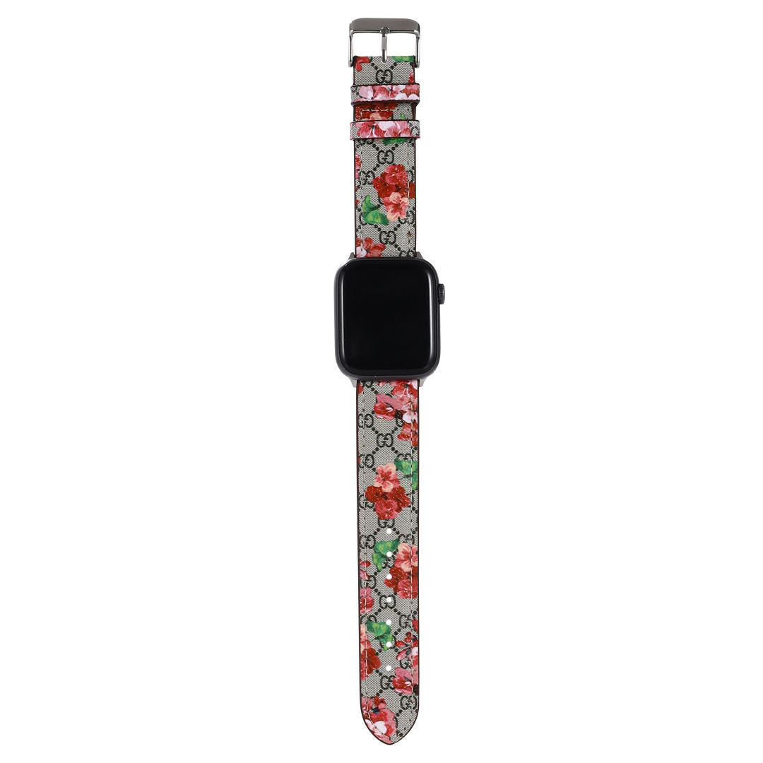 Retro Bee Pattern Apple Watch Band