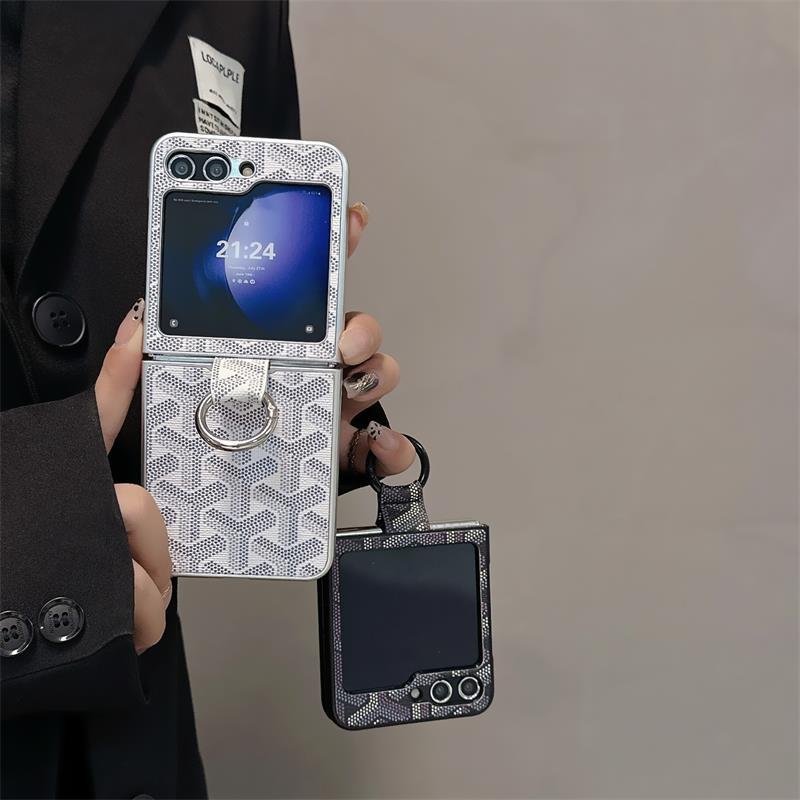 Electroplating Ring Case for Galaxy Z Flip