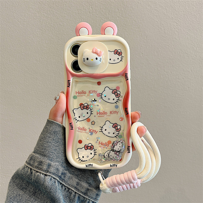 Quicksand Cute Silicone Case