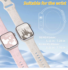 Cute cartoon 3D silicone watch strap