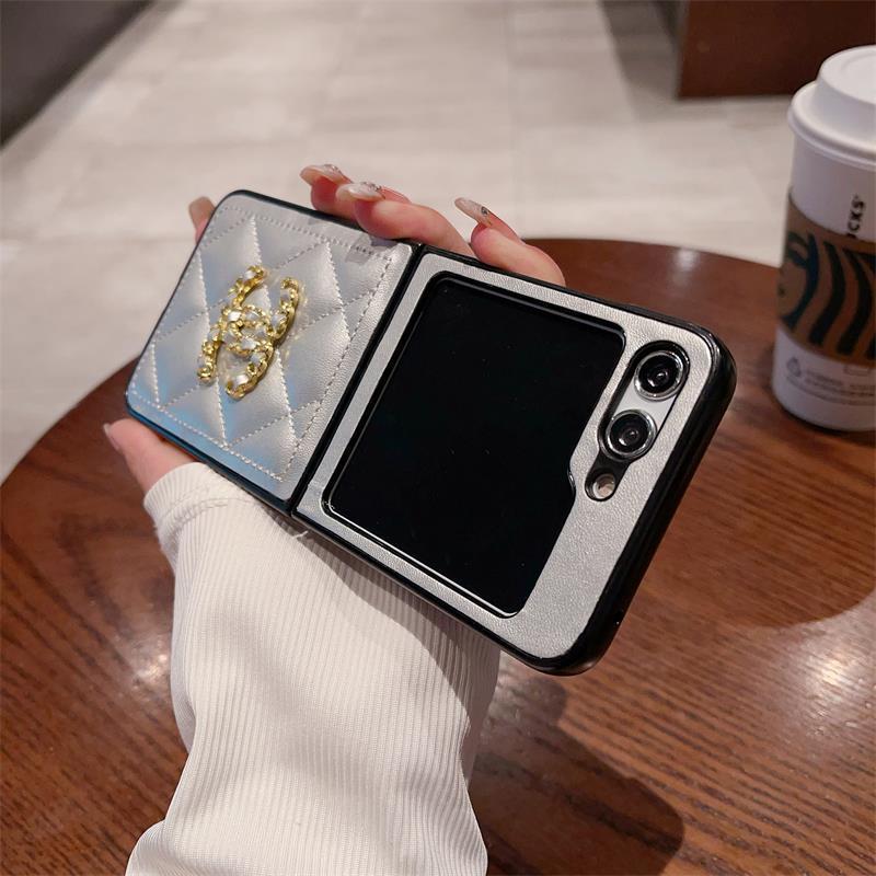 Fashion Leather Case Case for Galaxy Z Flip