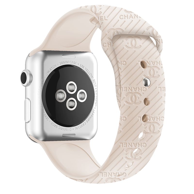 Fashion Embossed Silicone Apple Watch Band